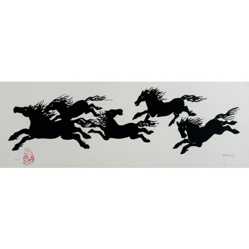 Fang - Cavalos pretos p/ esq