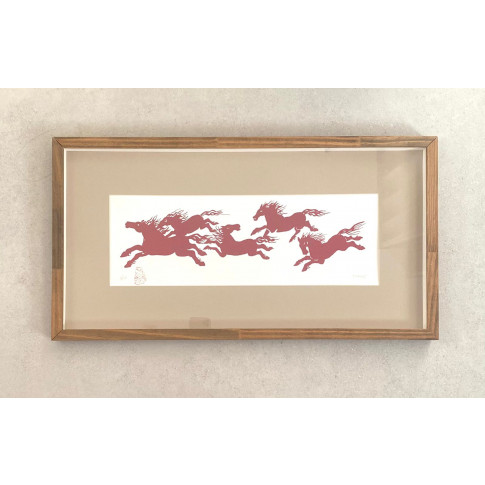 Fang - Cavalos vermelhos (com moldura)