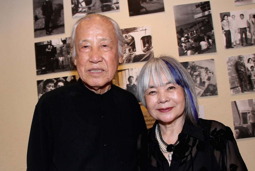Kazuo Wakabayashi e sua esposa